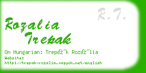 rozalia trepak business card